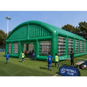 Tente de sport gonflable verte professionnelle OEM pour terrain d'entraînement de football en salle et terrain de basketball - Product Image 2