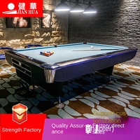 Table de billard en ardoise noire de nouveau type, très vendue, 7ft 8ft 9ft 12ft, pour snooker, prix abordable