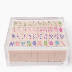 Acrylic Eco-friendly 3mm Display Box with Customized Color and Custom Logo for Mahjong Line Tiles Yageli Brand <b>Model</b> Candy - Product Image 4