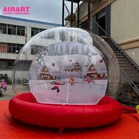 Ballon gonflable transparent