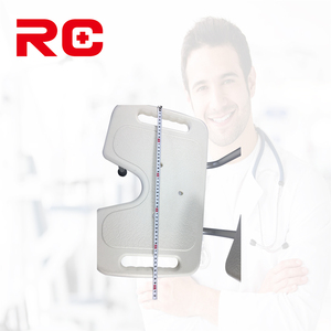 Silla de Ducha Ajustable en Altura para Personas Mayores con Respaldo, Asiento para Discapacitados, para Terapia de Rehabilitación, Metálica, 180 kg - Product Image 4