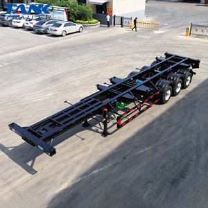 Semi-remorque squelette porte-conteneurs 40 pieds à 3 essieux, châssis robuste, pour <span class=keywords><strong>transport</strong></span> <span class=keywords><strong>de</strong></span> conteneurs, fabriquée en Chine - Product Image 6