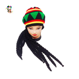 Chapeaux Rasta avec Dreadlocks pour adultes, HPC-2053 - Product Image 1