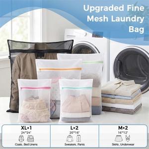 Bolsas <span class=keywords><strong>de</strong></span> Lavandería <span class=keywords><strong>de</strong></span> Malla Personalizadas con Logotipo, Juego <span class=keywords><strong>de</strong></span> Varios Tamaños, Pedido al por Mayor para Vendedores <span class=keywords><strong>en</strong></span> Línea - Product Image 3