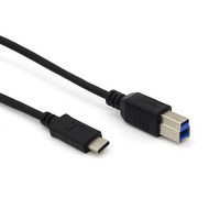Konektor transmisi Data antarmuka kabel USB 3.1 Tipe C ke USB 3.0 B BM untuk telepon Laptop Printer Hard Disk pemindai PVC Braid