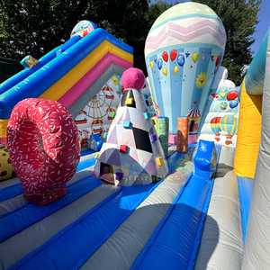 Parque de juegos inflable comercial para niños, castillo inflable, parque de juegos combinado, parque de juegos gigante - Product Image 3