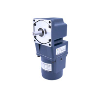 Réducteur d'engrenages à angle droit de type 80, moteur de réduction à arbre creux, moteur monophasé 220V à arbre plein, moteur à vitesse réglable 5RK25GN-C