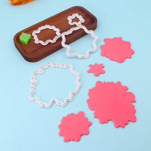 4PC Nouveau moule en plastique de simulation de <span class=keywords><strong>pivoine</strong></span> pour la cuisson de gâteaux et le pain à la vapeur Set d'outils de décoration de cuisine avec <span class=keywords><strong>emporte</strong></span>-pièces - Product Image 4