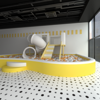 Aire de jeux intérieure pour tout-petits équipement d'escalade ensembles de jeu en mousse souple pour la fête à la maison parc d'attractions école et garderie aventures pour enfants