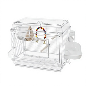 Cage à <span class=keywords><strong>oiseaux</strong></span> transparente haute définition, villa surdimensionnée, large champ de vision pour l'élevage, cage à <span class=keywords><strong>oiseaux</strong></span> transparente pour <span class=keywords><strong>oiseaux</strong></span> de compagnie d'intérieur - Product Image 4