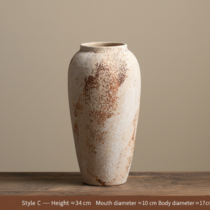 Nuovi Ornamenti Decorativi in Stile Cinese: <span class=keywords><strong>Grandi</strong></span> <span class=keywords><strong>Vasi</strong></span> in <span class=keywords><strong>Ceramica</strong></span> Maculata per Composizioni Floreali su Mobili TV - Product Image 5