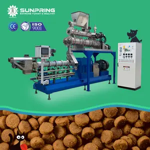 SunPring dog cat food machine dog food making line dog food manufacturing equipment