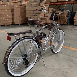 Vélo de ville rétro britannique CG avec électrodéposition en <span class=keywords><strong>acier</strong></span> blanc, 24/26 pouces, pour adultes, autre vélo - Product Image 3