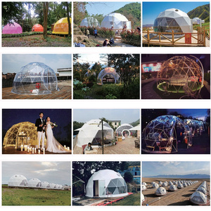 Tenda a Cupola Geodetica Trasparente di Lusso per Campeggio e Feste all'Aperto, Resistente e Ideale per l'Inverno - Product Image 6