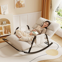 Fauteuil de balcon, salon, chambre à coucher, fauteuil de loisirs pour une personne, fauteuil inclinable, fauteuil à bascule, chaise longue