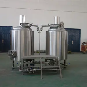 Conjunto completo de equipamentos para fabricação de cerveja, máquina de fazer cerveja 2.000L por dia