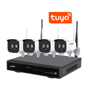 CCTV Hệ thống an ninh không dây IP Camera NVR tuya Wifi NVR Kit H.265 nhà thông minh 2MP 5MP 4CH 8CH ngoài trời 1 SATA unicon tầm nhìn CMOS - Product Image 3