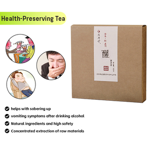 Bebida Sólida Orgánica Mezclada, Té Saludable en Caja, <span class=keywords><strong>Te</strong></span> Ayuda a Mantenerte Despierto por la Mañana, Alivia el <span class=keywords><strong>Vómito</strong></span> Después de Beber Alcohol - Product Image 1