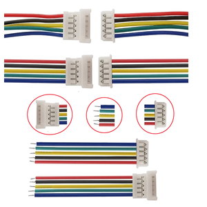 สายรัด JST 2-16pin 2.0มม. ขั้วต่อตัวผู้ตัวเมีย AWG odm/oem - Product Image 1