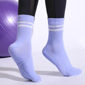 Deodorant Pilates çorabı kaymaz Yoga çorap kadın kaymaz kavrama Pilates tutucu çorap özel logo