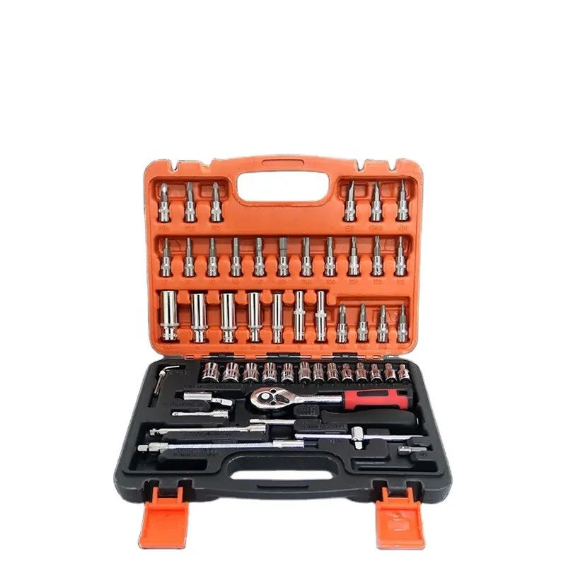 Kit de ferramentas chave soquete eficiente, chave de soquete rachet, mecânico