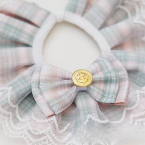 Joysing Multi-colore fiocco Pet collo collo <span class=keywords><strong>in</strong></span> pizzo JK sciarpa d'acqua a scacchi <span class=keywords><strong>per</strong></span> <span class=keywords><strong>cani</strong></span> e gatti - Product Image 4