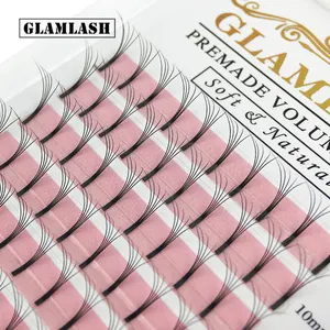 GLAMLASH bulu mata 3d 0.07mm 2d 3d 4d 5d 6d batang panjang runcing ekstensi bulu mata buatan fan bulu mata