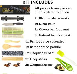 ชุดทำซูชิแบบทำมือทั้งหมดในที่เดียวชุดเครื่องมือทำซูชิสำหรับผู้เริ่มต้นพร้อมกล่องแบบกำหนดเอง - Product Image 6