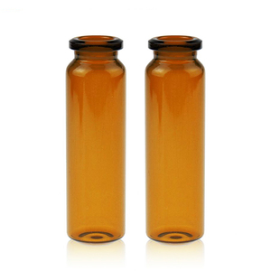 Viales de vidrio transparente de 20 ml con tapa crimpable para headspace GC de laboratorio - Product Image 5