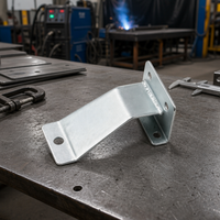 Support d'angle en acier de type Z personnalisé pour montage et fixation de châssis et d'équipements