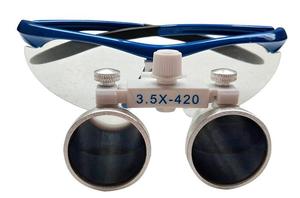 Nuovo Tipo di Lente d'Ingrandimento Binoculare con Oculare 2.5x in Vetro Ottico e Lampada Frontale LED - Product Image 3