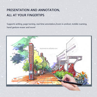 Interaktives Whiteboard 65/75/86 Zoll Klassenzimmer-Display Touchscreen mit Kamera 4K LCD Smart Board Android 14 OPS Whiteboard
