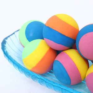 Popular 32mm Unisex Color básico Deportes Malabares Pelotas de juguete Goma hinchable Diseño de rayas cepilladas Máquina expendedora Compatible QF - Product Image 4