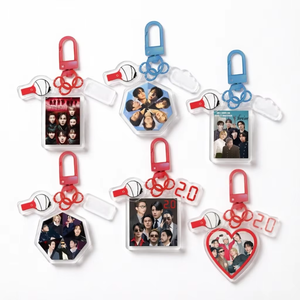 Lot de 3 porte-clés KPOP Iodls Lightstick en acrylique de haute qualité, pendentifs JK JIN JIMIN J-HOPE SUGA <span class=keywords><strong>RM</strong></span> V, accessoires pour sac - Product Image 1