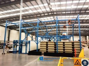 Линия порошковой окраски с полным ручным управлением, установка для порошковой окраски металла, линия нанесения покрытий под давлением - Product Image 3