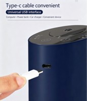 Diffuseur d'huiles essentielles sans fil rechargeable par USB avec minuterie, autonomie de 7 jours, pour chambre, salle de bain, voiture et hôtel