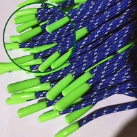 Lacets à bas prix de haute qualité, 1 pièce, avec résine de silicone, trempage, haute brillance, doux, imperméable, collage rapide