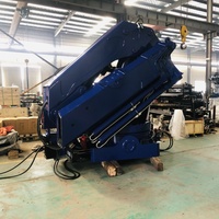 10~25 Ton Derek Lipat Hidrolik Berkapasitas Besar Manipulator Grua Derek yang Dipasang di Truk dengan Kontrol Jarak Jauh