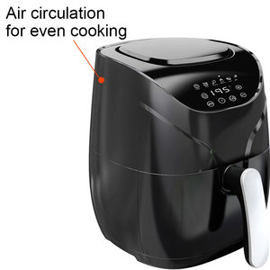 Sono Air 70 Friteuse à air de cuisine multi-cuiseur Friteuse pour chien de maïs Technologie Hornos Produits en option Électrique Aluminium PTFE Carré Nouveau - Product Image 5