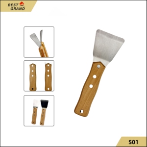 Công Nghiệp Thép Không Gỉ <span class=keywords><strong>Putty</strong></span> Dao Gỗ Xử Lý Lớn <span class=keywords><strong>Scraper</strong></span> Scoop Thìa Harpoon Phụ Kiện Cho Hàn Căng Trần - Product Image 4