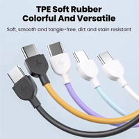 Porte-clés 60W Type C Câble Charge Rapide 16.5cm Court Portable Type C vers USB C Cordon de Données pour Téléphone 15 16 Huawei Xiaomi Samsung