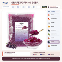 Beste prijs-kwaliteitverhouding Popping Boba 2,8kg 1,2kg 1kg 9 smaken Suiker vrij Groothandel voor Bubble Tea winkels