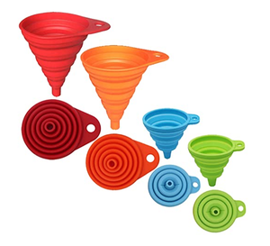 Embudo plegable de silicona de grado alimenticio para transferencia de botellas de agua - Product Image 2