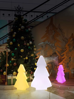 Lampe de table LED veilleuse pour salle à manger et chambre, étanche IP65, lumières de sapin de Noël, ambiance festive extérieure pour jardin