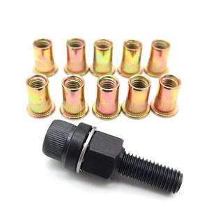 Sdpsiremache de mano para <span class=keywords><strong>tuercas</strong></span>, herramienta remachadora Manual de instalación sencilla, accesorio para <span class=keywords><strong>tuercas</strong></span> M3, M4, M5, M6, M8, M1 - Product Image 1