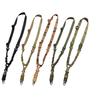 Ceinture élastique tactique réglable, bande élastique multifonctionnelle de camouflage, sangle étanche, crochet en métal à point unique, <span class=keywords><strong>corde</strong></span> de ceinture - Product Image 1