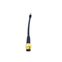 Connecteurs circulaires M12 personnalisés YZCONN, connecteur femelle 2 broches, faisceau de câbles, câbles coaxiaux