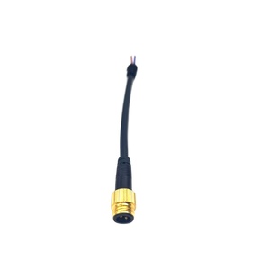 Conectores Circulares M12 Personalizados da Fábrica YZCONN, Conector Fêmea de 2 Pinos, Fiação e Cabos Coaxiais - Product Image 6