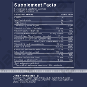 Multivitaminas de Marca Privada JBY - Gomas de Suplemento Multivitamínico para Homens - Product Image 5
