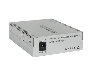 Convertisseur de média fibre optique 2 ports 10/100/1000M, 1 port RJ45 10/100/1000M + 1 port Uplink SC 1000M 20KM DC5V pour CCTV - Product Image 4